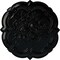 Ekena Millwork Victorian Ceiling Medallion, Hand-Painted Black Pearl, 24 3/8"OD x 1"P CM24VIBPS - alternate 1